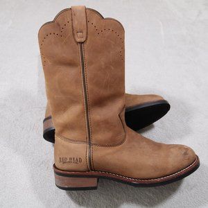 RedHead Leather western boots 10M Men's